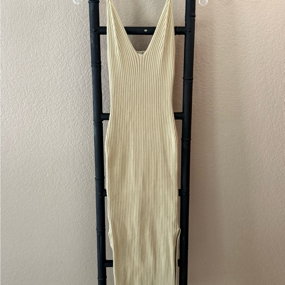 Glyder Strapless Cream Dress